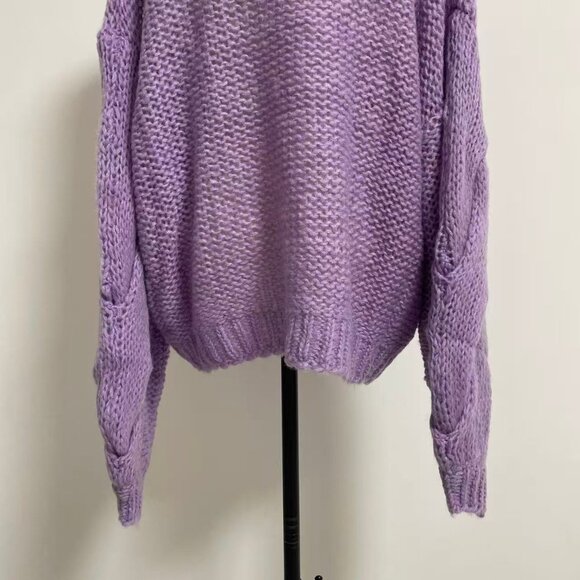 Loewe Light Purple Knit Sweater - Picture 8 of 11